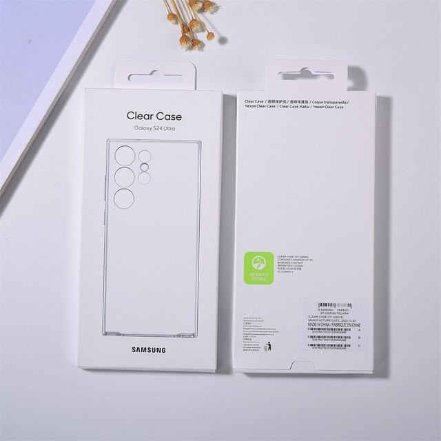 Samsung Galaxy S26 S25 S24 S23 Ultra Plus S24FE S23FE Handyhülle aus weichem Flüssigsilikon in Transparent - Bild 1