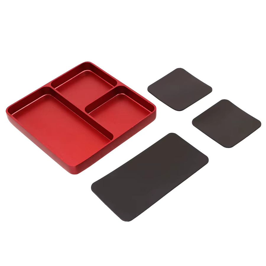 ZDRACING Magnetisches Schraubfach, Aluminiumlegierung, Schwarz, Metall - Bild 3