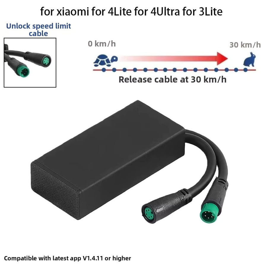 Xiaomi Geschwindigkeitsregler für Scooter 4 Lite, 4 Ultra und 3 Lite mit verstärkter PVC-Schicht in Schwarz - Bild 3