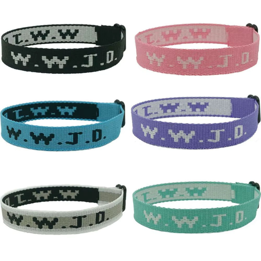 WWJD Armbänder, Bunt, Unisex - Bild 1