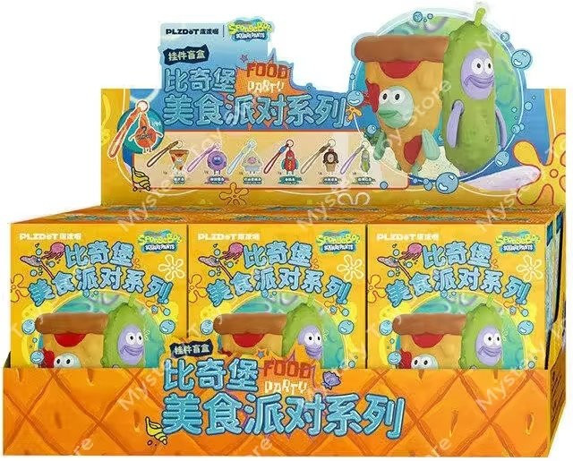AREA-X Spongebob Bikini Bottom Food Party Blindbox-Anhänger, Taschenanhänger, Bunt / Mehrfarbig - Bild 1