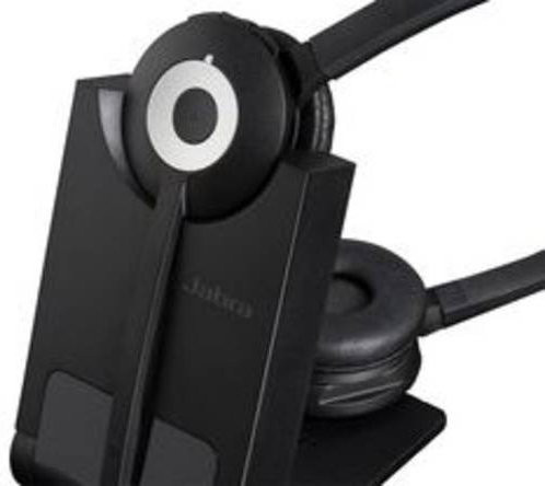 Jabra PRO 920 Duo DECT On-Ear Headset in Schwarz mit Noise Cancelling - Bild 1