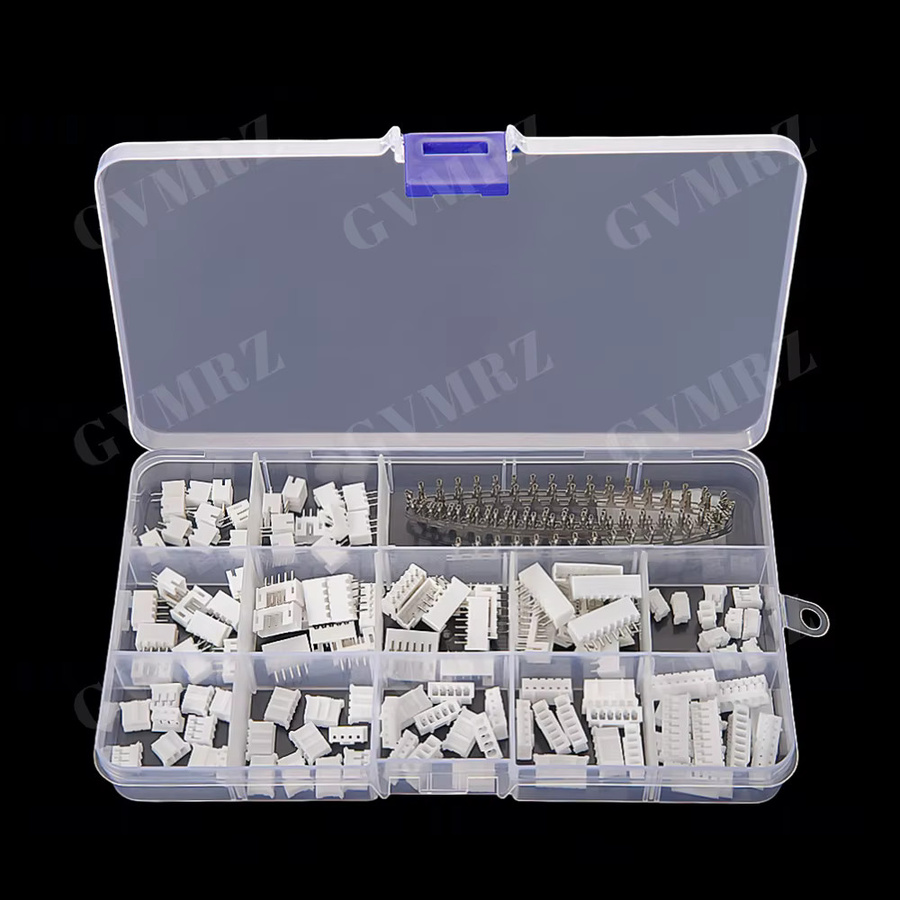 JST 220-teiliges Set PH 2,0 Steckverbinder-Kit mit Stecker und Buchsen, 2,0 mm Rastermaß, Farbe: Weiß - Bild 3