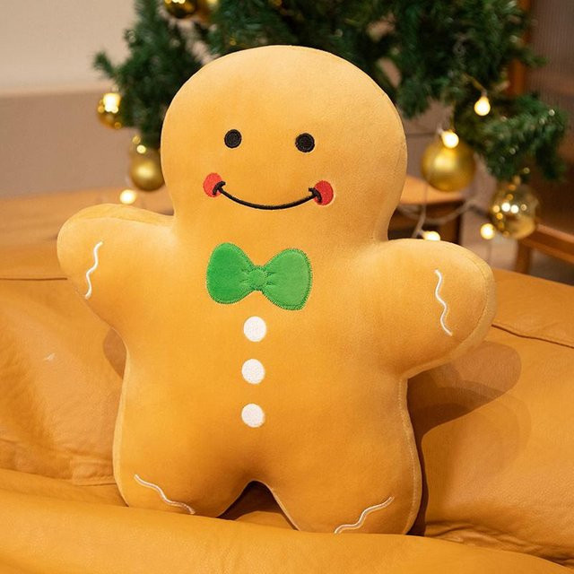 Yiran toy Schneemann Lebkuchenmann Plüschtier, Bunt / Mehrfarbig - Bild 1