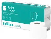 Satino by WEPA Toilettenpapier Liquify 3-lagig, Weiß, Blauer Engel - Bild 1