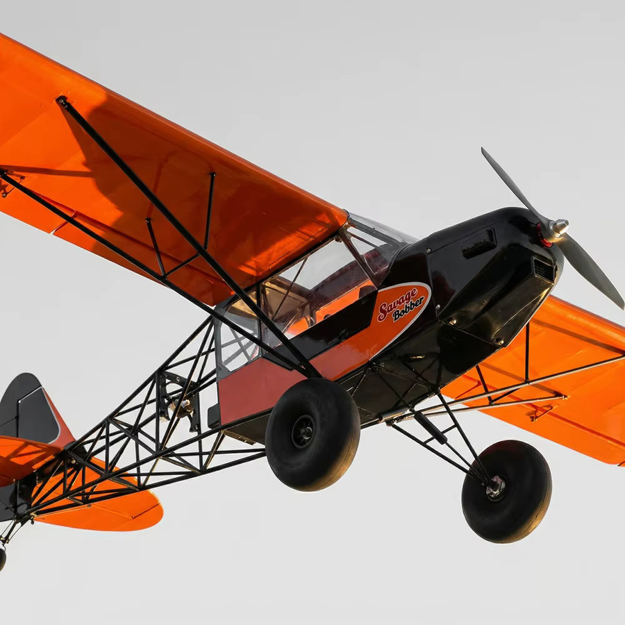 Real Hawk, RC-Flugzeug, Holz, Orange - Bild 2