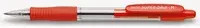 Pilot Kugelschreiber Super Grip mit roter Tinte und transparentem Gehäuse - Bild 1