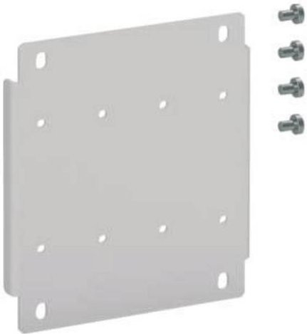 Hager FZ739A Türverdrahtungsprofil universell aus Metall in Silber, Länge: 250 mm - Bild 1