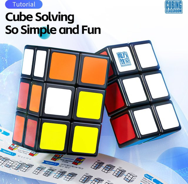 MOYU Speed Cube 1x2x3 2x2x3 Black Magic Cube Puzzle Cubes, Professionelle Puzzles - Bild 1