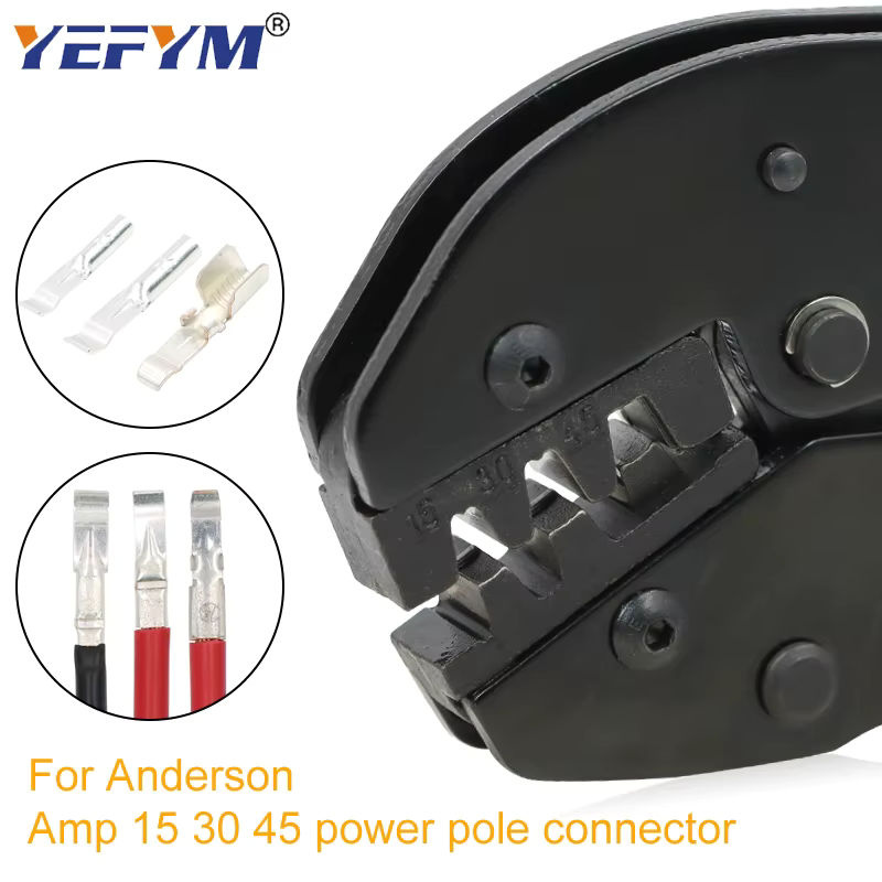 YEFYM Powerpole Terminal-Crimper und YFL-1545 Crimpwerkzeuge für Anderson AMP 15 30 45 Steckverbinder in Blau - Bild 3