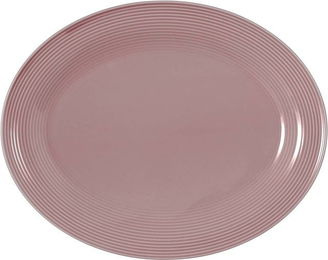 Seltmann Weiden Servierplatte Beat Color Glaze in Pink, B: 35 cm, T: 28 cm - Bild 1