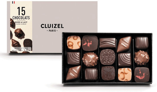 Cluizel Paris Pralinen Coffret Noir & Lait No. 15 165 g