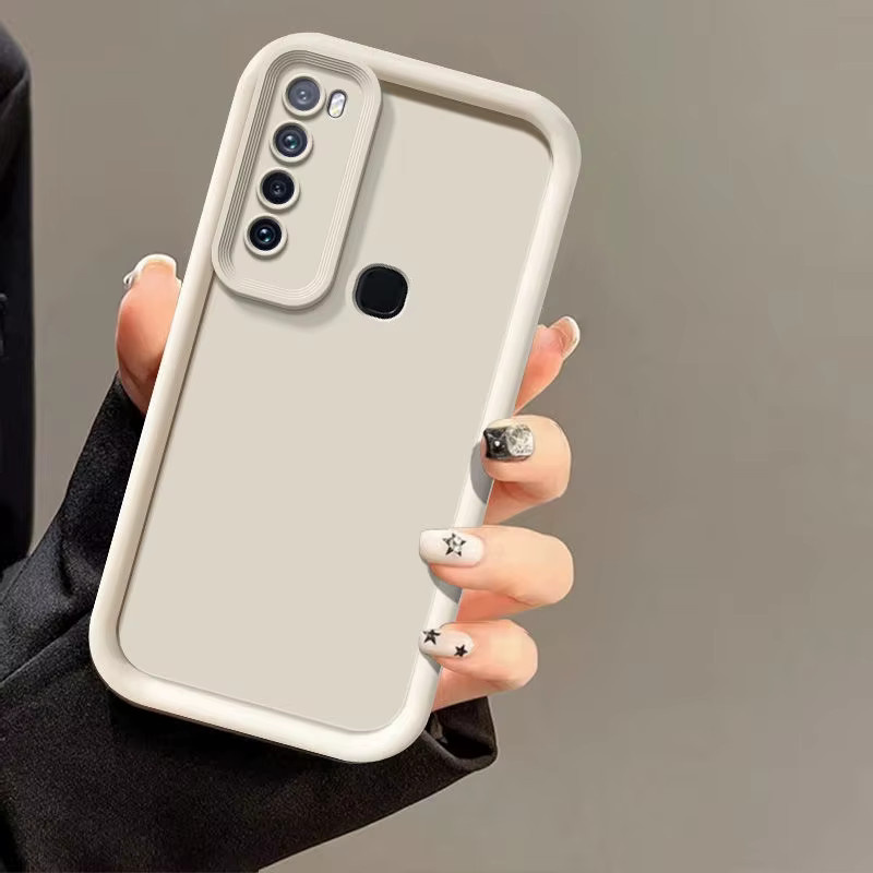 Luxus Handyhülle für Tecno Camon 15 Air, Tecno Spark 5 Pro und Tecno Camon 16S in Braun mit Sturzschutz und mattem Candy-Finish - Bild 4