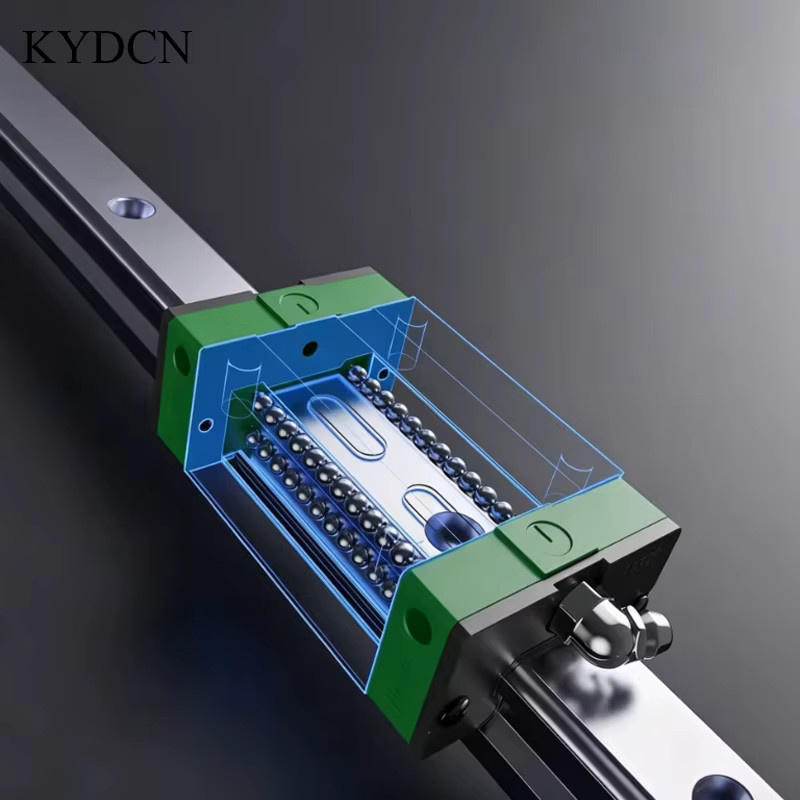 kaiyade HGR20 Linearführungsschienen-Set in Silber mit 2 Schienen (Länge: 600-950 mm) und 4 HGH20CA HGW20CC Linearlagern für CNC und 3D-Drucker - Bild 4