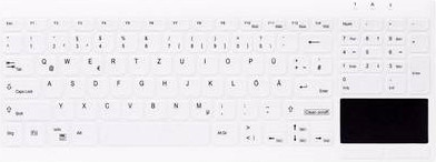 Active Key Tastatur AK-C7412F-GUS-W/GE USB QWERTZ Deutsch Weiß Membrane - Bild 1