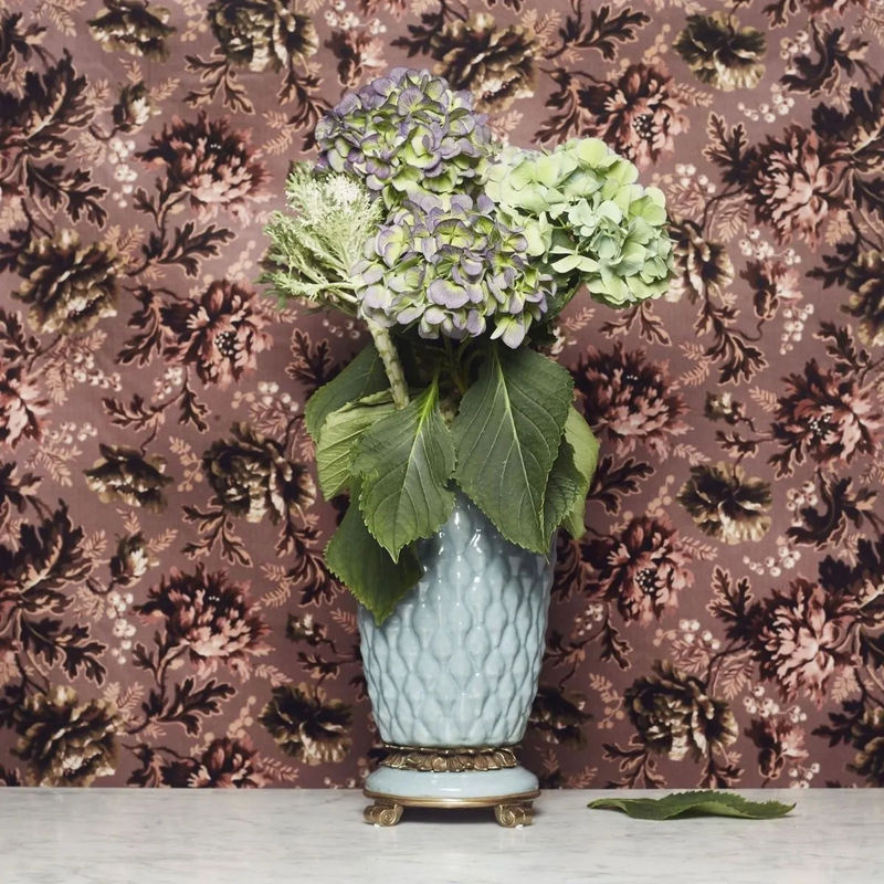 House of Hackney Tapete Opia Old Rose Pink Botanisches Floral Design Non-Woven B/H: 50 cm x 300 cm - Bild 2
