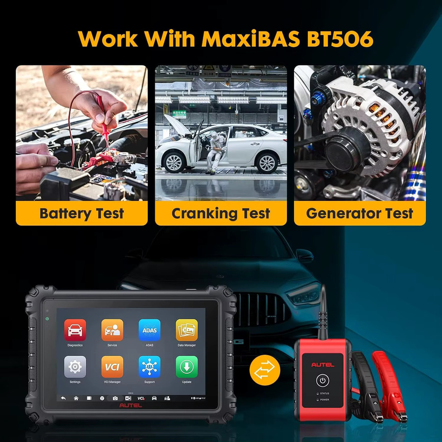 Autel MaxiCOM MK906 Pro Diagnosescanner mit Bluetooth und ECU-Codierung in Schwarz - Bild 4