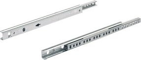 Hettich MB-Kugelauszug KA 1730,79056 für Holzschubladen aus Stahl in Silber, Tiefe: 430 mm - Bild 1