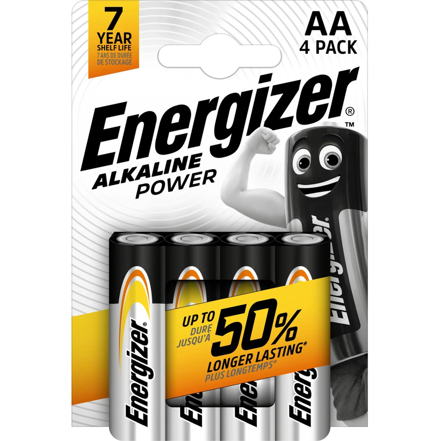 Energizer Alkaline Power AA Mignon Batterien 4er Pack - Bild 3