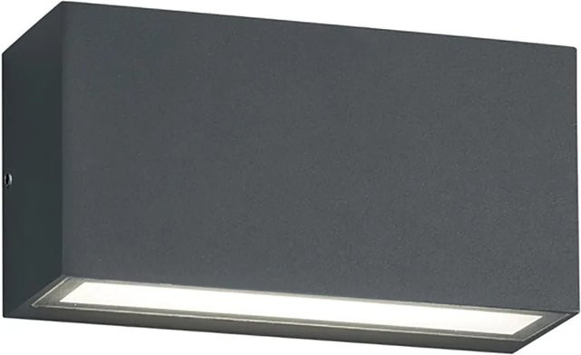 Trio LED-Wandleuchte Trent Up-Down Licht in Anthrazit B/H/T: 14,0 x 7,0 x 5,0 cm - Bild 1