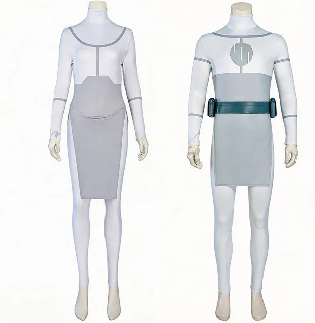 HHYRCOS Invincible Cosplay Kostüm Jumpsuit, Unisex, Weiß - Bild 1