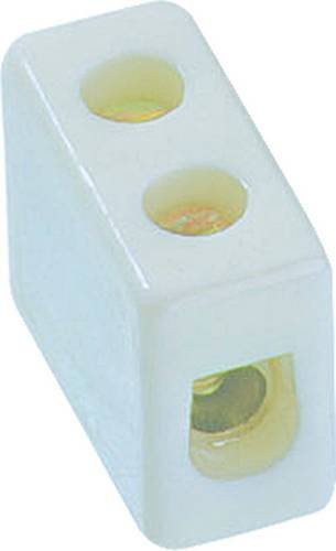 Bachmann Porzellanklemme 950.000, 1-polig, Weiß, Keramik, bis 2,5 mm² - Bild 1