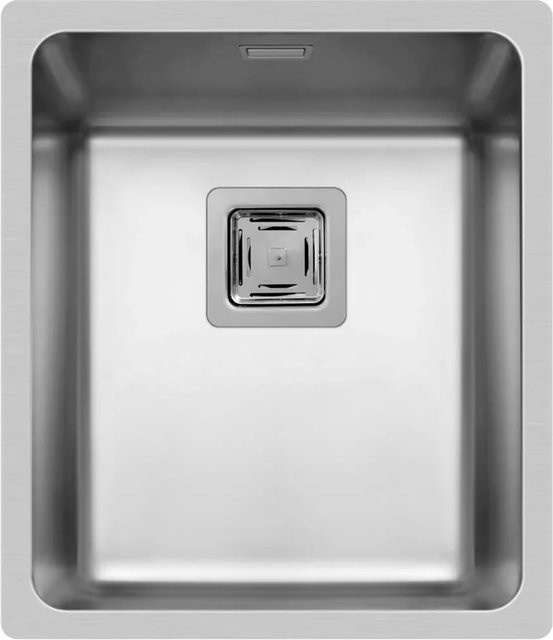 Pyramis Küchenspüle Lume aus Edelstahl in Silber, Unterbau, 1 Becken, B/T/H: 38 x 44 x 20 cm - Bild 1