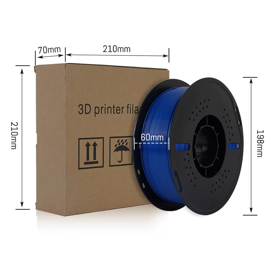 Torlipy PETG Filament 1,75mm Mehrfarbig Orange 1kg für FDM-Drucker - Bild 4