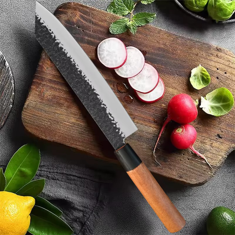 InLeung Cleaver Küchenmesser mit Holzgriff in Silber - Bild 5