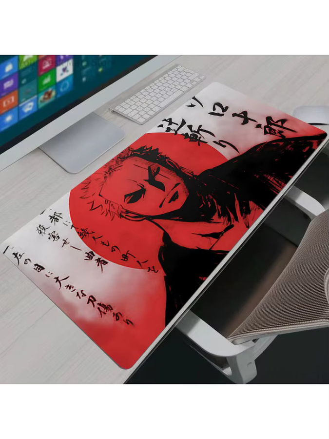 Bandai One Piece Zoro Gaming-Mauspad XXL rutschfeste Tastaturunterlage für PC und Büro - Bild 2