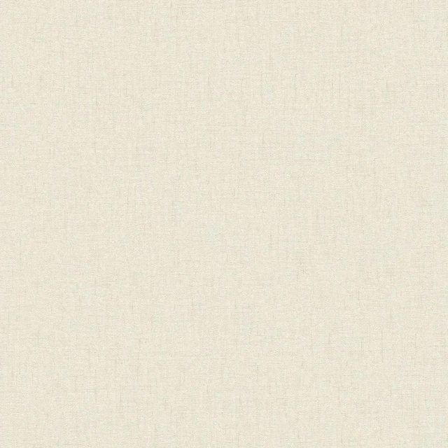 Profhome Luxus Tapete Uni Matt Creme Non-Woven Breite: 0,70 m, Länge: 10,05 m - Bild 1