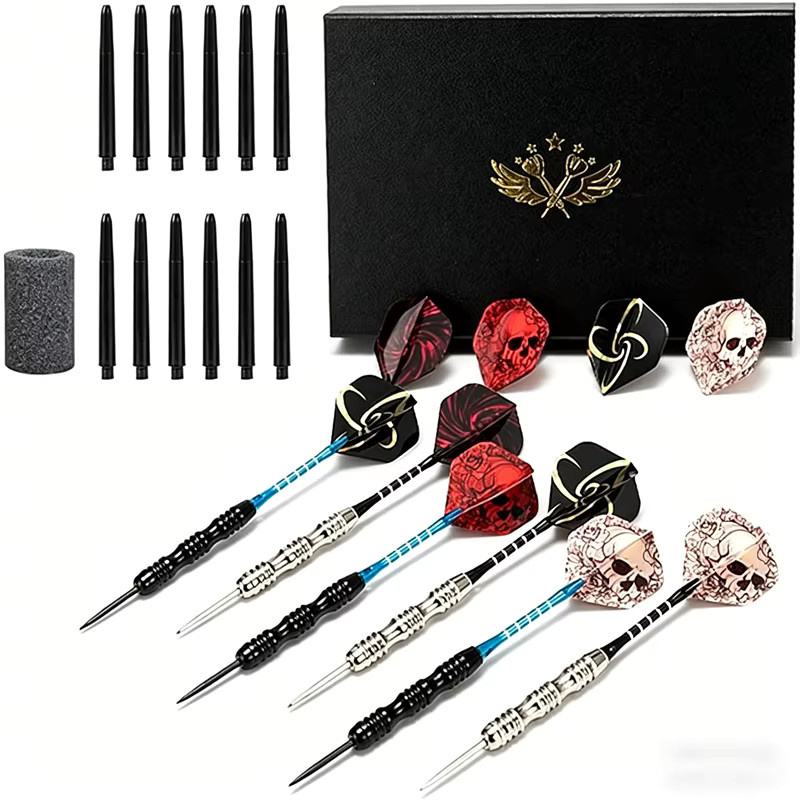 Yernea Dart Profi-Metall-Dartpfeile, 12-teiliges Set, Metall, Bunt / Mehrfarbig - Bild 2