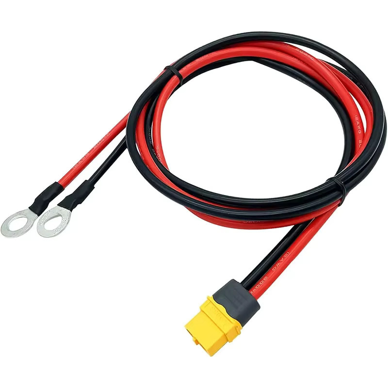 XT60H/XT90H zu M8 Ringösen-Anschlussstecker mit 10/12AWG Silikondraht für RC ESC Ladegerät und Lipo-Akku - Bild 3