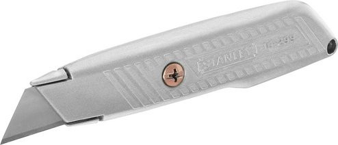 Stanley Universalmesser 299 mit feststehender Klinge in Silber und Grau, Klingenlänge: 13,6 cm - Bild 2