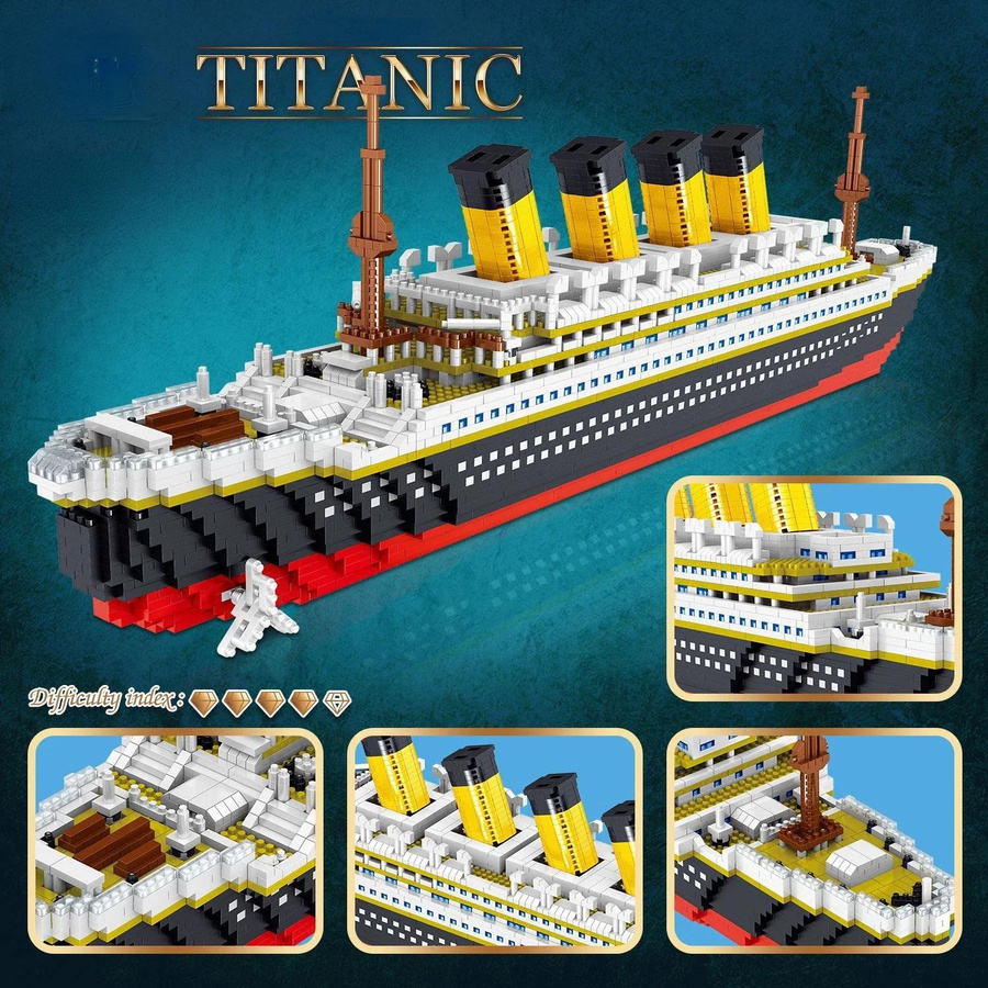 Linyi toy Titanic Bauset Schiff ab 14 Jahren 4000 Teile - Bild 4