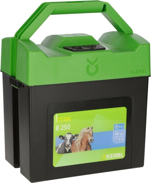 Kerbl Weidezaungerät Titan B250 Batteriegerät in Grün - Bild 1