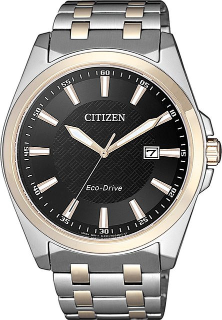 Citizen Armbanduhr, Solar, Edelstahl, Schwarz, 41 mm, Herren - Bild 1