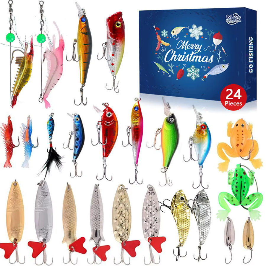 JSFUN Adventskalender zum Angeln, Angelgerät - Bild 2