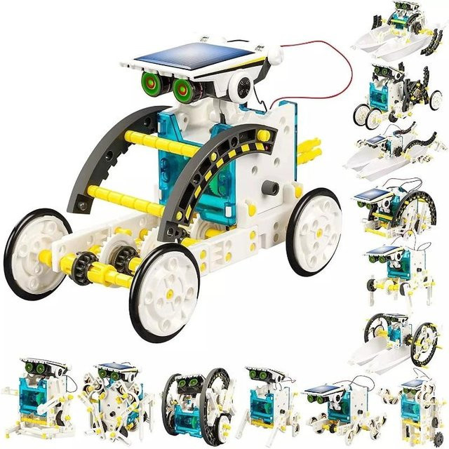 BC Electrical Appliances Roboter-Kit 13 in 1 Solarbetriebene Bausätze für 3-6 Jahre - Bild 1