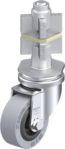 Blickle LRA-VPA 50G-E07 Lenkrolle in Grau und Schwarz mit 50 mm Rad-Durchmesser und 40 kg Tragfähigkeit - Bild 1