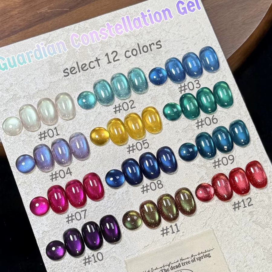 MISS SHAKA Gel-Nagellack-Set, 12 Farben, schimmernd - Bild 2