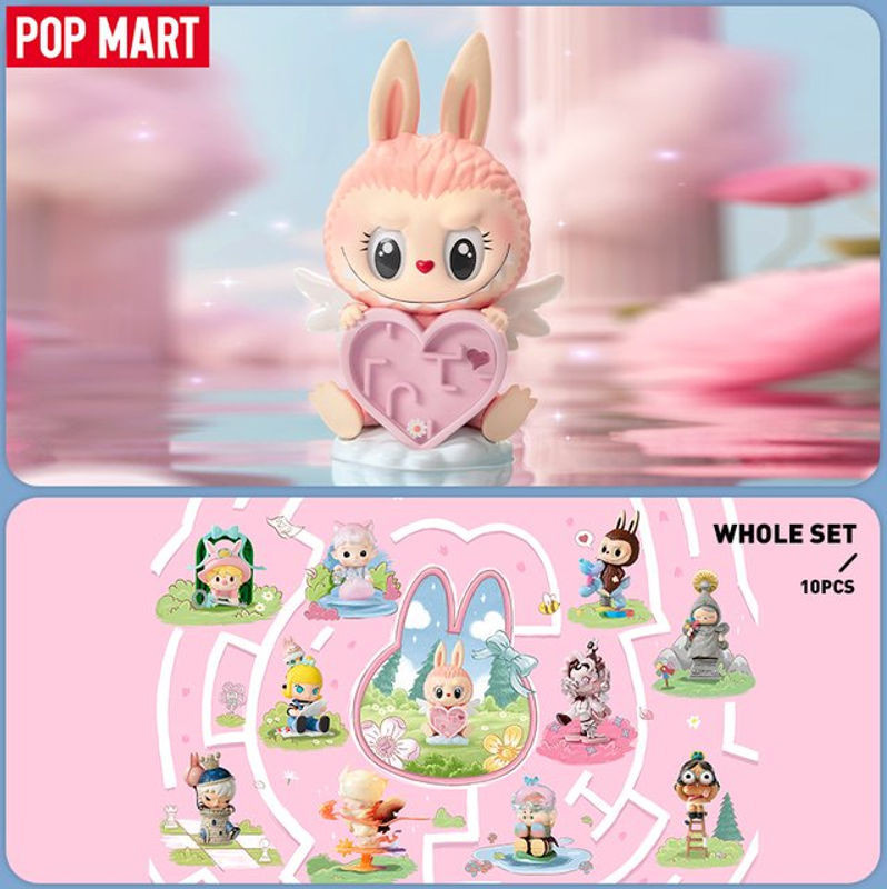 POP MART Finding MOKOKO Series Labubu Blind Box Figuren in Rosa aus Kunststoff - Bild 1