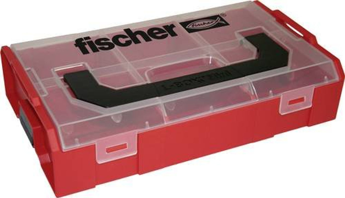 Fischer FixTainer Leerbox Aufbewahrungsbox rot, B/H/T: 15,6 x 6,1 x 26 cm - Bild 2