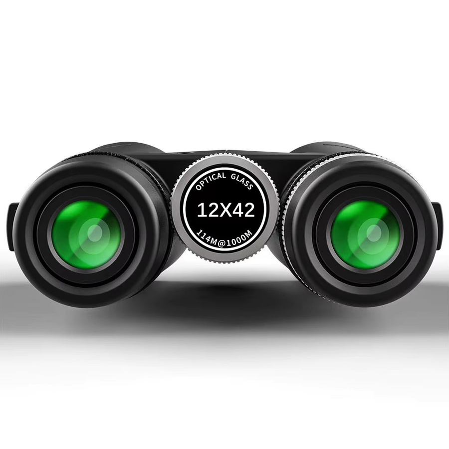 Suncore Hochleistungsfernglas 12x42 für Erwachsene mit BAK4-Prisma und Telefonhalterung in Schwarz - Bild 3