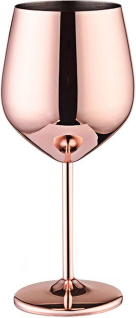 Stalgast Wein- und Cocktailgläser aus Edelstahl in Kupfer, 2er Pack, Durchmesser: 9 cm, Höhe: 21 cm - Bild 1