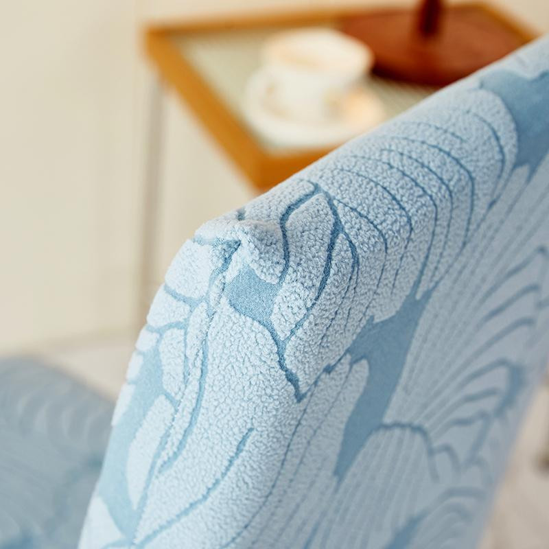 Waschbarer Jacquard Stuhlbezug aus Stretch-Material für Esszimmer und Bankette von Household supplies MH - Bild 2