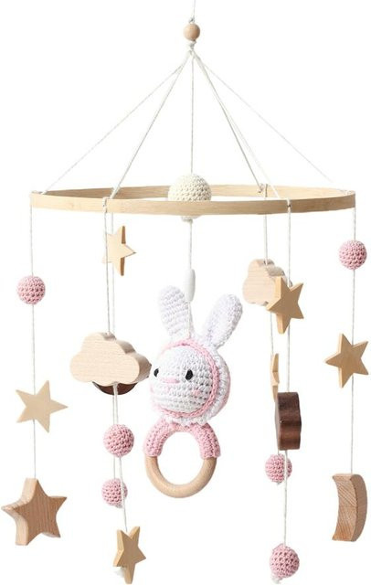 Binchi Baby Mobile Bettglocke, Musikalisches Rasseln, Filz, ab 0 Jahre - Bild 1