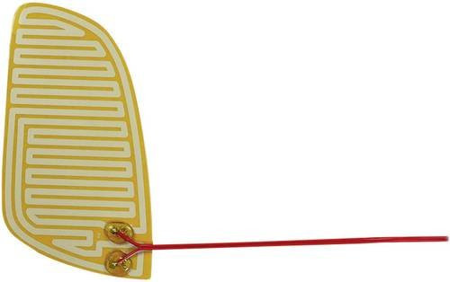 Thermo TECH Polyester Flächenheizung für PKW-Außenspiegel selbstklebend, gelb, L x B: 16,5 x 1,65 cm - Bild 1