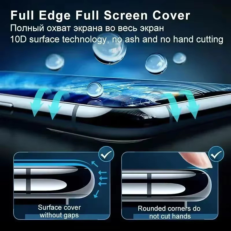 2 Stück Matte Hydrogel Displayschutzfolie für Front und Rückseite passend für Xiaomi POCO X5 F5 F4 X4 GT F3 X3 Pro NFC X2 F2 F1 transparent - Bild 3