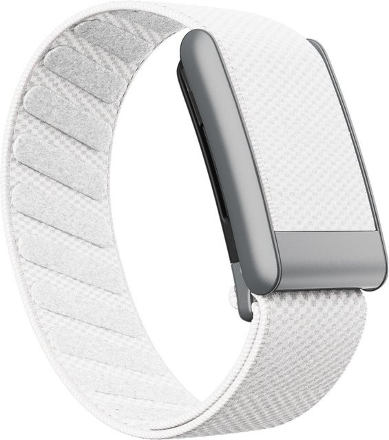 Whoop 5.0 Peak Nylon Sportband, silberfarbener Rahmen, weiß, Unisex - Bild 1